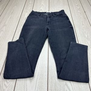 Good American Womens Jeans Black 6/28 Good Legs Low Rise Skinny‎ Stretch GLL419T